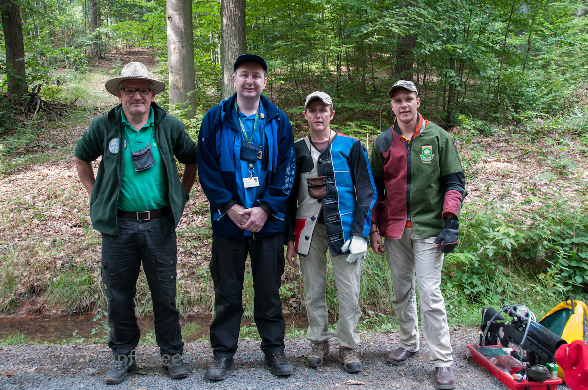 Guido Kuppens BE, Matt Hirst UK, Tatiana Kondrateva ES, J P de Jager ZA